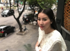 Á hậu Bảo Như khủng hoảng những ngày đầu làm mẹ đơn thân