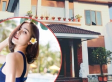 Á hậu quê Nghệ An xây biệt thự 7 tỷ, rộng 700m2 to nhất xã tặng bố mẹ