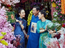 Angela Phương Trinh diện áo dài xuyên Tết Nguyên đán