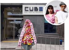 Vì sao HyunA và công ty Cube bị antifan gửi vòng hoa chế giễu?
