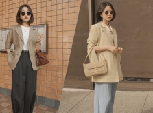 Phối áo blazer cổ điển đi làm