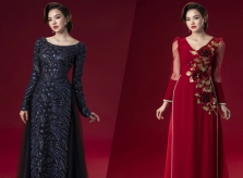 Áo dài bà sui của NTK Minh Châu