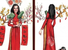 Những bộ áo dài 'ngoài sức tưởng tượng' thi tuyển quốc phục
