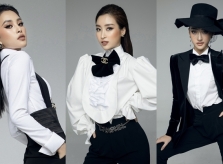 Ba hoa hậu diện phong cách menswear