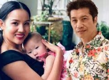 Bebe Phạm - Dustin Nguyễn khoe con thứ ba