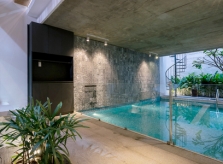 Bể bơi trong nhà ống Sài Gòn chỉ rộng 70m2