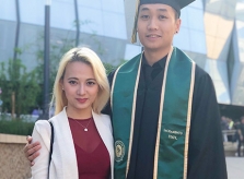 Bạn trai lần đầu lộ diện bên 'bé' Xuân Nghi