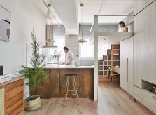 Căn hộ 23 m2 có góc 'chill' cho gia chủ yêu nhạc