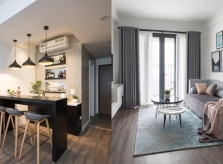 Căn hộ 70 m2 không bàn ăn của vợ chồng trẻ