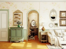 Căn hộ tông xanh vintage 50 m2 của Hòa Minzy