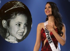 Catriona Gray đăng quang hoa hậu nhí hồi 5 tuổi