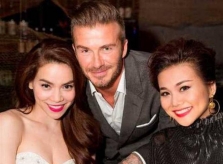 Những nghệ sĩ Việt có duyên gặp gỡ các cầu thủ nổi tiếng thế giới