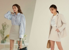 Diện chân váy ngắn đến văn phòng