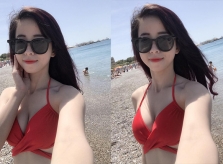 Hoa khôi Taekwondo Châu Tuyết Vân xem xét chụp bikini cát-xê 1000 đô