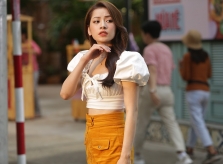 Chi Pu tung ảnh hậu trường MV mới