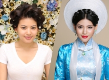 Hồ Khanh tư vấn trang điểm cho cô dâu mặt tròn, da ngăm