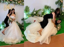 Cô gái 'mừng như được mùa' khi bạn thân lấy chồng