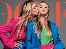 Con gái Heidi Klum lần đầu lên bìa 'Vogue'