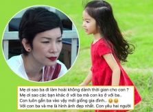 Con gái Xuân Lan: 'Mẹ ơi sao các bạn ở với ba mà con thì không'