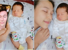 Con trai Hoàng Oanh giống hệt bố
