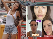 3 ngày uống nước ép, da Minh Tú căng bóng