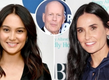 Demi Moore coi vợ của chồng cũ như chị em