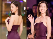 Đỗ Mỹ Linh quyến rũ đi chấm thi nhan sắc
