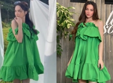 Hương Giang 'đụng váy bầu' với Hồ Ngọc Hà