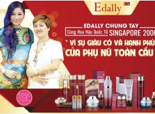Edally đồng hành cùng Hoa hậu Quốc tế Singapore 2006 hỗ trợ phụ nữ Việt
