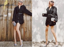 Fashionista Việt lăng xê giày họa tiết lạ mắt