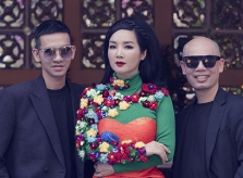 Giáng My chụp poster cho Vũ Ngọc và Son