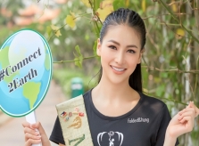 Hoa hậu Phương Khánh hưởng ứng 'thử thách dọn rác'
