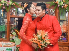 'Hoa hậu trả vương miện' Đặng Thu Thảo rạng ngời trong ngày đính hôn
