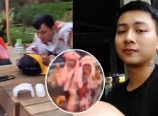 Hoài Lâm mặc đồ đôi với một cô gái ở Đà Lạt