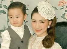 Hoà Minzy lần đầu khoe mặt quý tử
