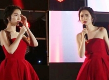 Hòa Minzy quên sạch lời ca khúc khi hát ở phố đi bộ Hà Nội