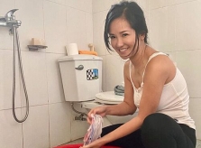 Ảnh sao 3/8: Hồng Nhung giản dị trong khu cách ly