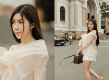 Phong cách thời trang hè của hot girl Amanda Baby