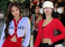 Jennie và dàn mỹ nhân Hàn mùa đông vẫn mặc áo len ngắn khoe eo thon
