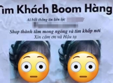 Chủ shop in tờ rơi tìm khách 'bom hàng'