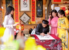 Tái hiện không gian Tết xưa tại Văn Miếu
