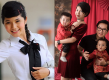 Lala 'Bộ tứ 10A8' bận rộn chăm hai con sinh đôi