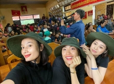 Lê Thúy mong người dân quyên góp có tâm
