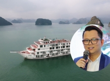 Long Kan làm show thời trang trên hoang đảo ở vịnh Hạ Long