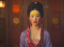 Lưu Diệc Phi trang điểm theo lối cổ đại trong 'Hoa Mộc Lan'