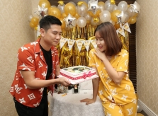 Lưu Hương Giang được chồng tổ chức sinh nhật bất ngờ