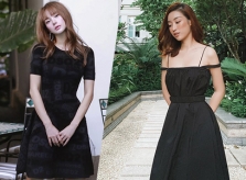 Mặc tông đen đa phong cách như sao Việt