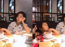 Mai Phương dẫn con gái đi ăn sau gần 2 tháng xuất viện