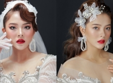 2 kiểu makeup tông đỏ cho cô dâu xuân hè