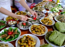 9X gợi ý các mâm cỗ chay cúng rằm tháng Giêng